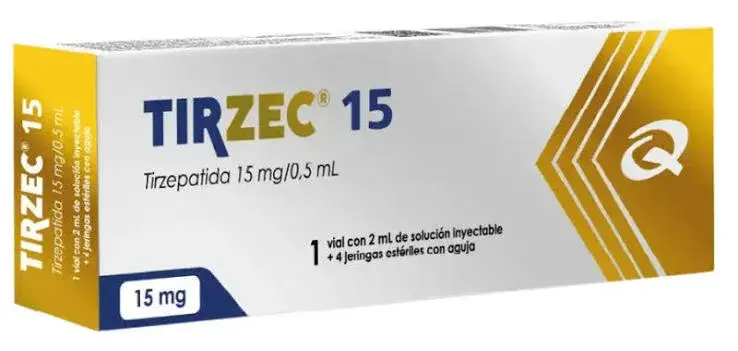 Tirzec 15 Tirzepatida 15 mg/0,5 mL